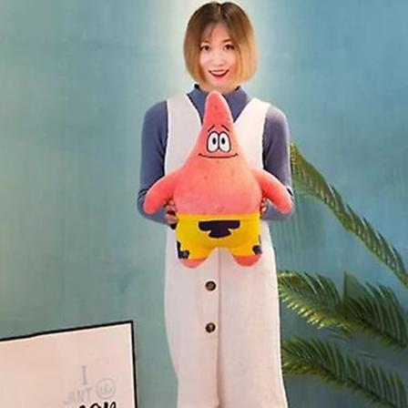 Spongebob Firkant Patrick Stjerne Plysjleke Myk Tegneserie Dyre Dukke Til Barn Animasjons Dukker Barn Bursdagsgave Hjemmedekor B 50cm