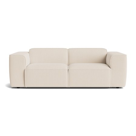 Aura 3 personers sofa - Lincoln Beige - 221x100x73 - Sofa, 3 personers sofa