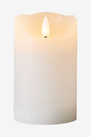 Jotex - Rustic 12 Cm Hvit - LED-lys - Kjøp Batterilys hos Jotex