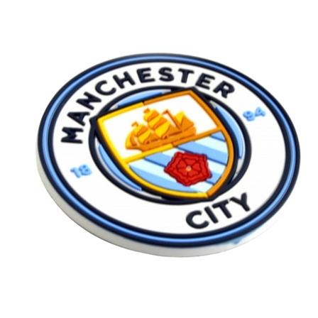 Manchester City Fc Officiella Vapen Kylskåpsmagnet One Size Multic