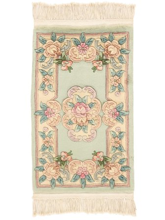 Medalionowy Mały Chińskie 90 Line Dywan 51X85 Wełna