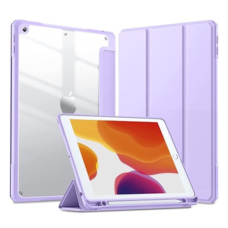 Slimmat fodral för iPad Air 5:e generationen (2022) / iPad Air 4:e generationen (2020) 10,9" - [Inbyggd pennhållare] Stöttåligt fodral med Cle