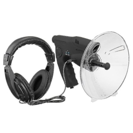 Paraboliskt Mikrofon Monokulär X8 Bionic Ear Långdistans Fåglar Lyssning Teleskop 200m Hög Kvalitet