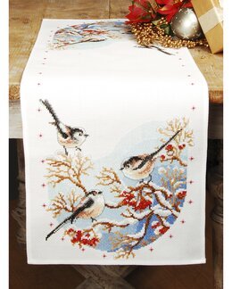 Løber Fugle og bær - Vervaco