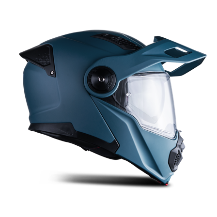 Raven Adventure Öppningsbar Hjälm Matt Blå XS