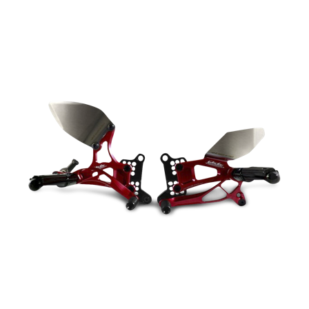 Sety Sportowe Valter Moto Typ 2.5 Odwrócony Schemat Zmiany Biegów Czerwone - Yamaha YZF R1 2007-2008