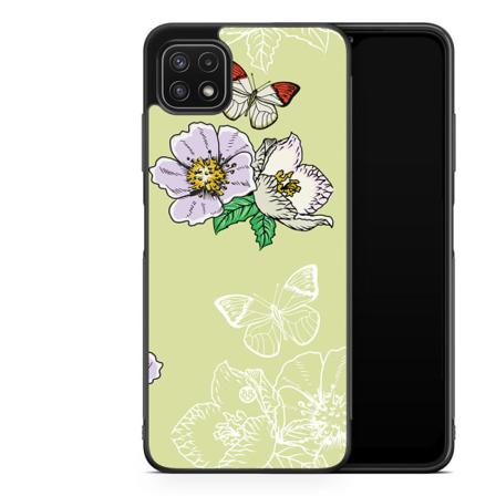 Bjornberry Skal Samsung Galaxy A22 5G -Fjärilsblomma