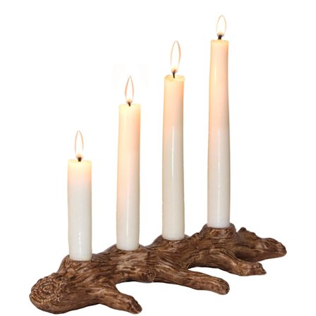 QQ-Ljusstake Adventsgren 31cm