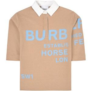 Kids - Burberry Beige Jessy Logo Polo Shirt 2 Years - Tops - 2 years - Beige - Junge