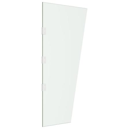 Vidaxl Sidopaneler För Entrétak 2 Delar Transparent Härdat Glas Transparent