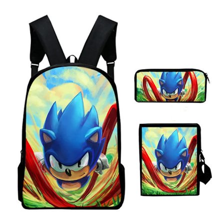 3st 3D Print Super SONIC Ryggsäck Axelväskor Case#567