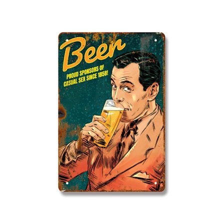 Nostalgisk industriell stil veggdekorasjon stue bar øl dekorativt maleri