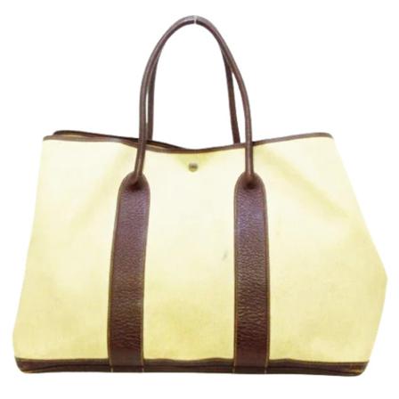 Hermès Vintage, Pre-owned Shoulder Bags Beige, Dames, Maat:ONE Size,leather
