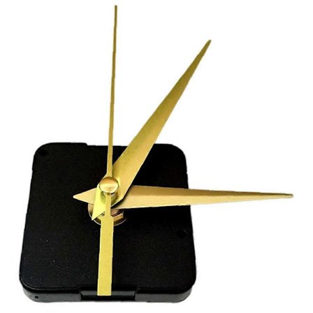 Lydløst urværkssæt Quartz batteridrevet vægurmekanisme udskiftning til DIY urdele