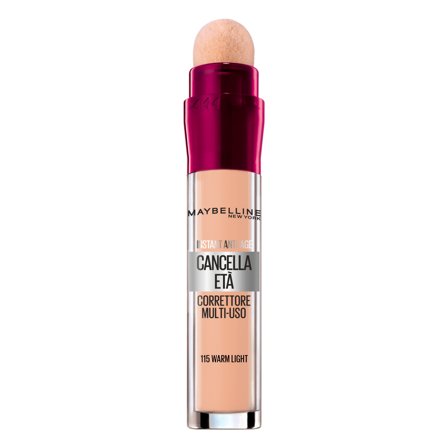 Maybelline New York Correttore Multiuso Cancella Età Warm Light (115) - Correttore