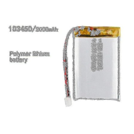 103450 3.7v 2000mah Lipo Polymer Oppladbart Litiumbatteri
