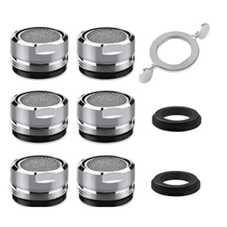 M24 kuplahana, 6 kpl vettä säästävä hanan ilmastaja, kupla-avain