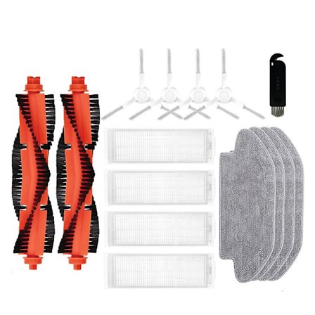 Ersättningsdelar till Robot Mop 3c B106cn - Huvudborste, Sidoborste, HEPA-filter, Moppduk