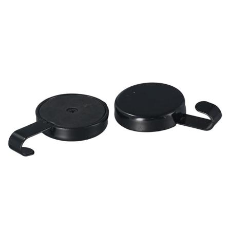 2 Stk Magnetisk Kranshenger Magnetkroker SVART Black