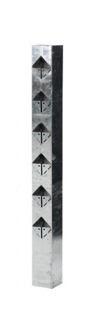 Jabo Öckerö 10249 Staketstolpe galvaniserat, 715x70x70 mm Start/Avslut, Utemiljö