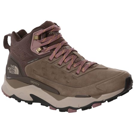 The North Face Women's Vectiv Exploris Mid FutureLight Leather Women hiking boots Brown 37,5