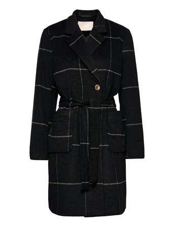 Hibikb Coat Black Karen By Simonsen