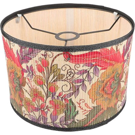 Bambus Lampeskærm Bordlampe Print Lampeskærm til Stue Soveværelse Spisestue Indretning