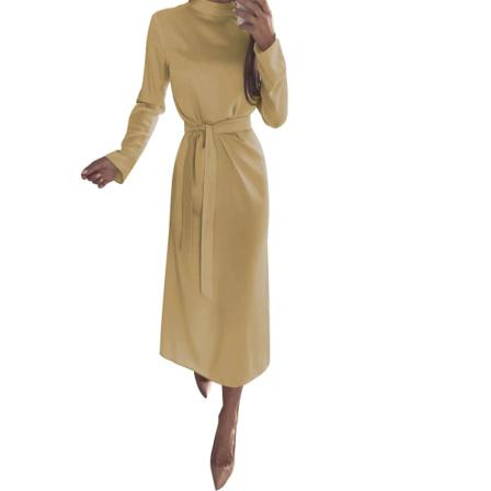Långärmad Festklänning Dam Spring Cut Out Slit Sexig Svart Ba