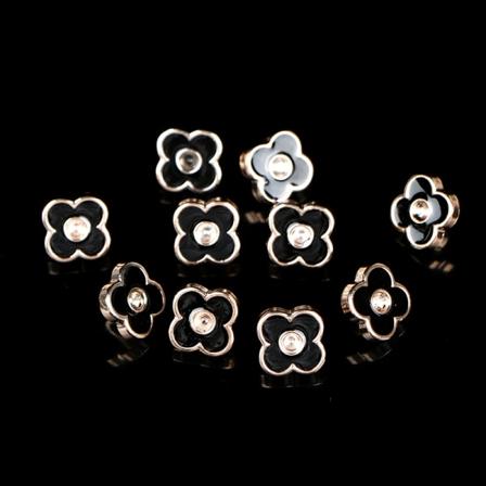 10 st Fashion Pearl Buttons Damskjortor Dekorativa spännen Ac 20