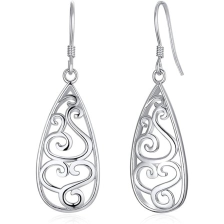 925 Sterling Sølv Keltisk Knute Øredobber For Kvinner Gull/Rose Gullbelagt Irsk Beskyttelse Smykker Hypoallergeniske Øredobber