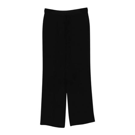Diane Von Furstenberg, Crepe Trousers Zwart, Dames, Maat:L