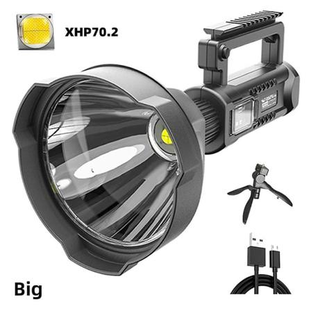 LED-taskulamppu Ulkoilmaan Super Kirkas Kannettava Heijastin P70.2 Helmi