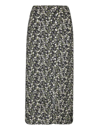 Mango | Slit Printed Long Skirt | XS