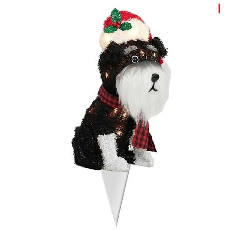 Juldekorationer Utomhus Ljussatta Djur, hund, rådjur, jultomte utomhus