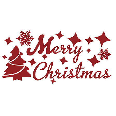 Juletræ klistermærker dekor vinter sne store væg klistermærker glædelig jul vindue klamre citater stjerne vinyl kunst dekoration