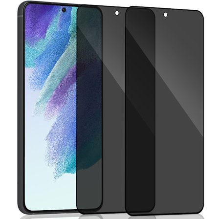 2-Pack Samsung S21 FE Privacy Skärmskydd - Härdat Glas 9H - Super kvalitet 3D