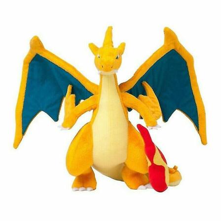 10" Charizard Doll Fyldt Blødt Legetøj Børnegave-1 A Yellow