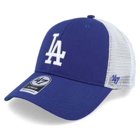47 Brand - MLB Blå trucker Keps - Los Angeles Dodgers Branson 47 Mvp Royal/White Trucker @ Hatstore