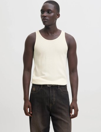 Jack & Jones Jorcambridge Tank Top - Cream - L