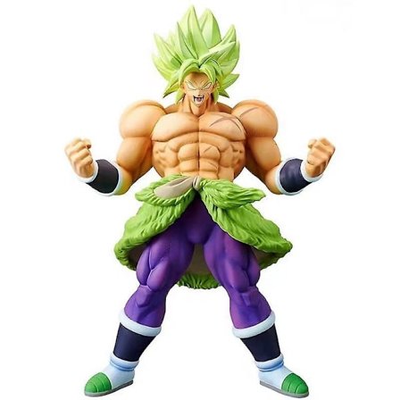 Anime Dragon Ball Vred Broly Figur Grønt Hår To Stilarter Kamp Brølende Broli Pvc Dukke Statue Samling Legetøj Gave Db