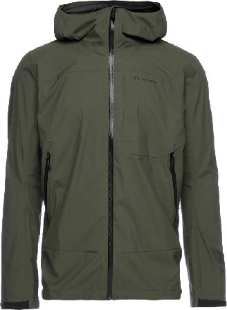 Black Diamond Men's HighLine Stretch Shell Men shell jackets Green S