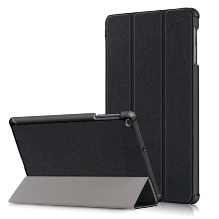 Tri-Fold Stand Læderetui Samsung Galaxy Tab A 2019 Sort