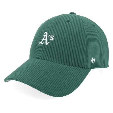47 Brand - MLB Grønn unconstructed Caps - Oakland Athletics MLB Base Runner 47 Cleanup Green Dad Cap @ Hatstore
