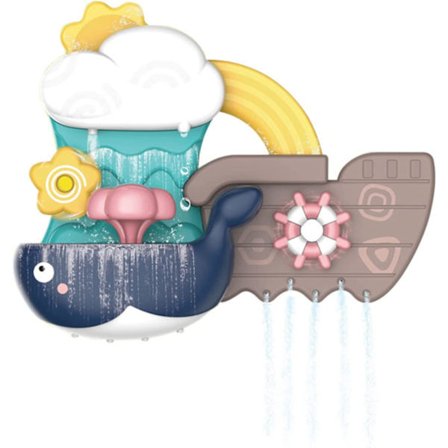 Badelegetøj til småbørn Førskole Nyfødt baby Badekar Vandlegetøj Holdbart Interaktivt Sky Fisk Vandspraylegetøj Hjem Badeværelse Børns Badelegetøj