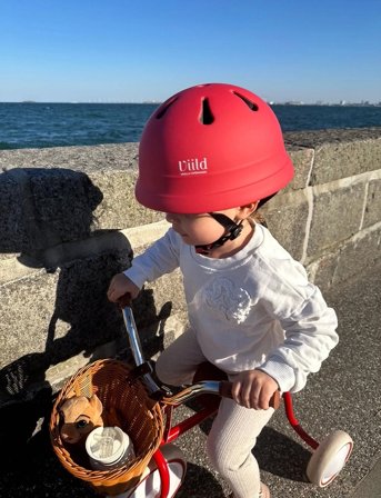 Vanilla Copenhagen Cykelhjelm - Berry - S (51-54 Cm) - Red - 44/48CM