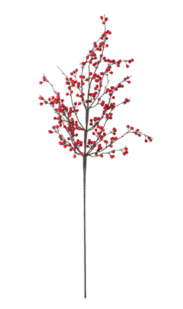 Bloomingville Kunstig Gren Røde bær_H91,5