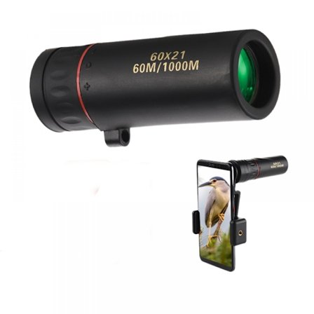 Teleskooppi 60x21 HD Mini Monokulaarinen Zoom Päivä- ja Yönäkö, Bla