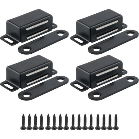 ING 4-delt magnetisk clips - 45 mm - til skabe, skuffer, garderobeskabe