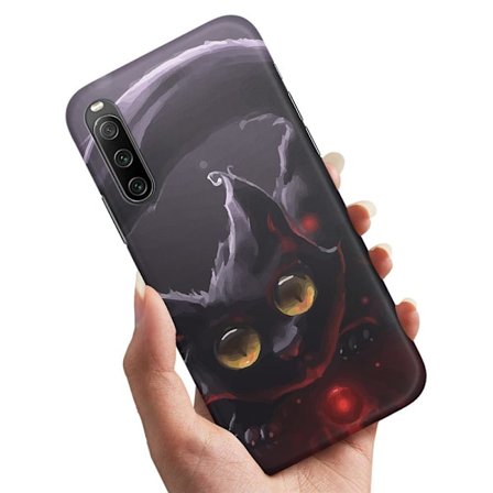 Sony Xperia 10 IV - Kuoret/Suojakuori Musta Kissa