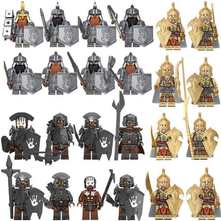 24 Ringenes Herre Byggeklosser Minifigurer Leker